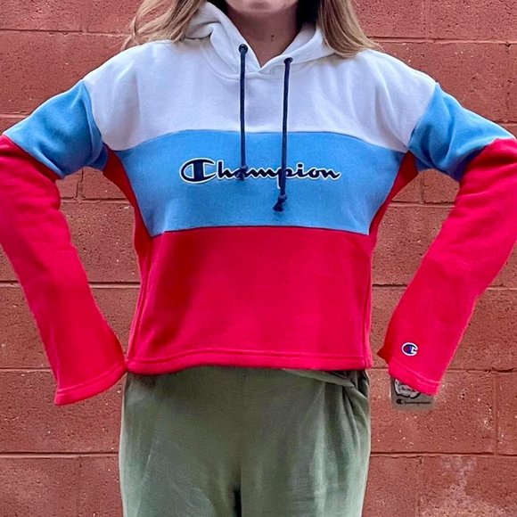 Champion Colorblock Sweatshirt Hoodie - Picture 3 of 4